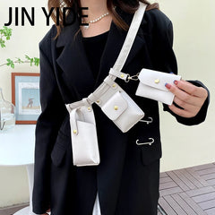 Women Belly Bag Flap Belt Waist Bags for Travel