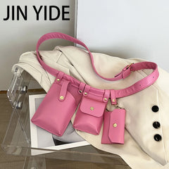 Women Belly Bag Flap Belt Waist Bags for Travel