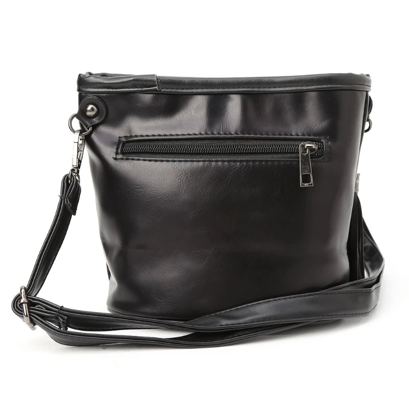 Women Skull Punk Goth Tassel Messenger Shoulder Bag Crossbody Handbag