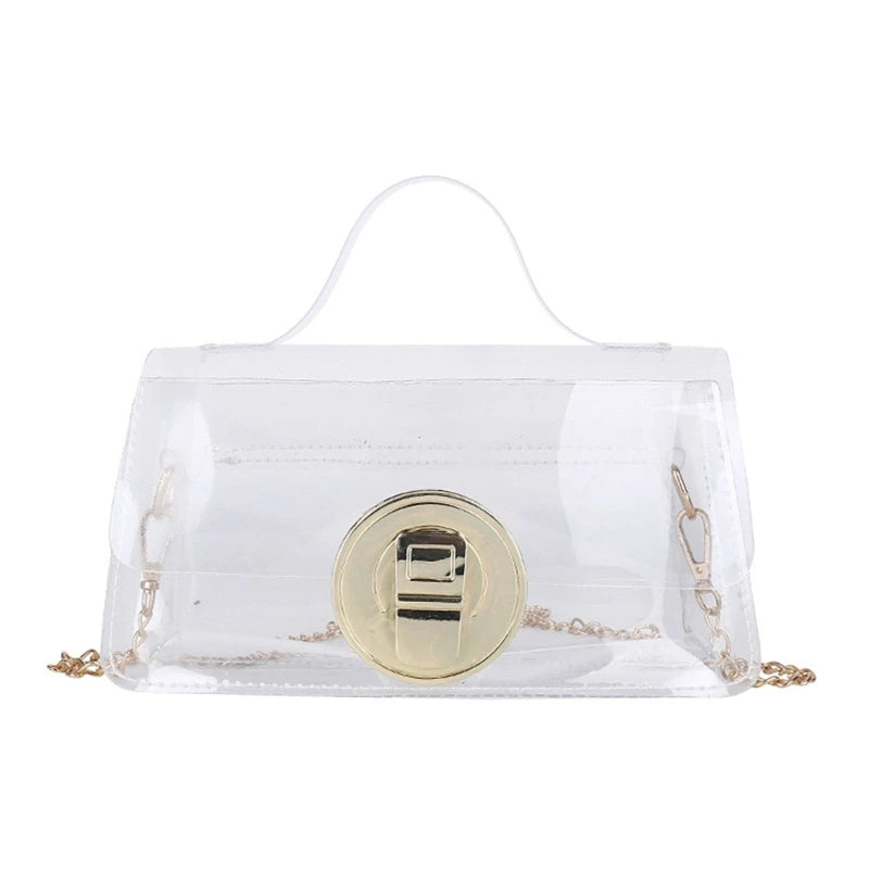 Transparent PVC Sling Bag Crossbody Summer Beach Purse
