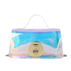 Transparent PVC Sling Bag Crossbody Summer Beach Purse
