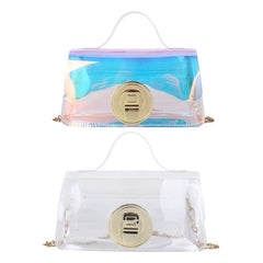 Transparent PVC Sling Bag Crossbody Summer Beach Purse