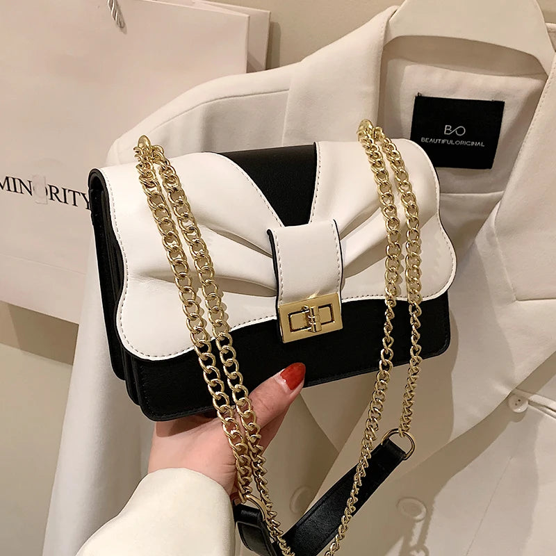 Women Small Shoulder Underarm Bags for Party Chains