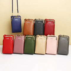 Women Small Crossbody Bag Mini PU Leather Shoulder Messenger Bag Yellow