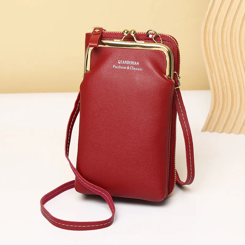Women Small Crossbody Bag Mini PU Leather Shoulder Messenger Bag Yellow
