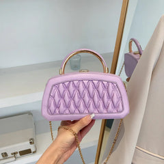 Women Small Square Bags PU Leather Shoulder Bags for Lady Chain Handbag