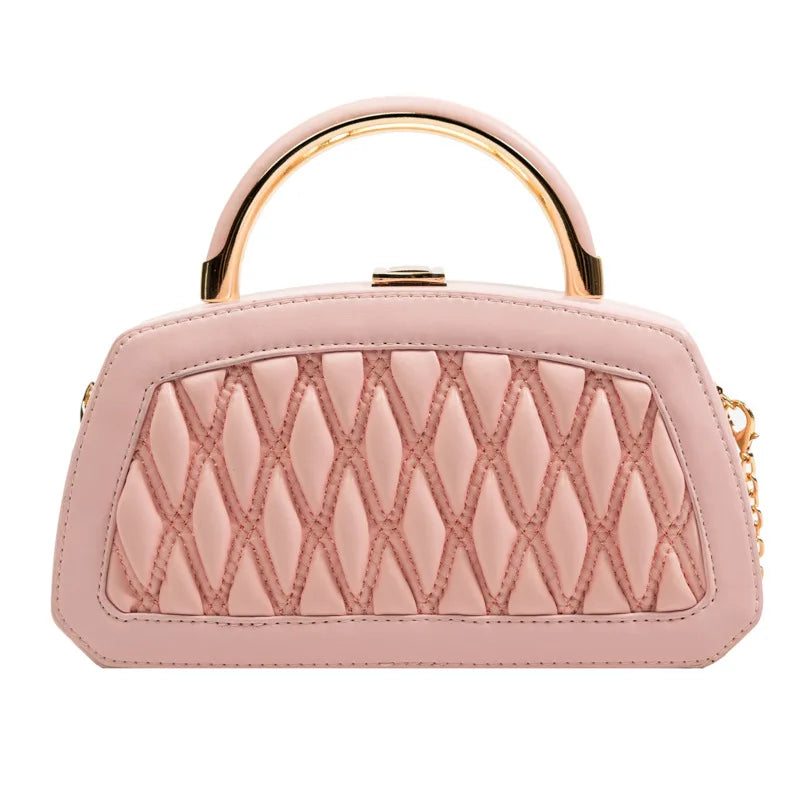 Women Small Square Bags PU Leather Shoulder Bags for Lady Chain Handbag