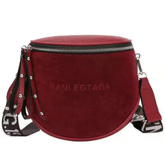 Vintage Lady Saddle Shoulder Bag Crossbody Tote Bucket Bag