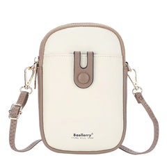Soft Leather Shoulder Bag Multifunction Crossbody Purse
