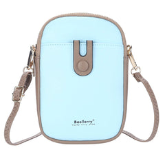 Soft Leather Shoulder Bag Multifunction Crossbody Purse