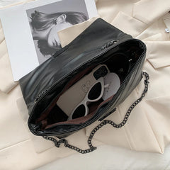 Soft PU Leather Crossbody Bag Flap Shoulder Purse Handbag Chain Totes Bolsas