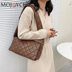 Women Space Padded Nylon Shoulder Armpit Bag Casual