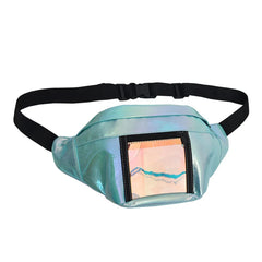 Women Outdoor Sports Zipper Messenger Bag Chest Bag