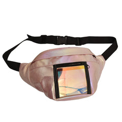 Women Outdoor Sports Zipper Messenger Bag Chest Bag