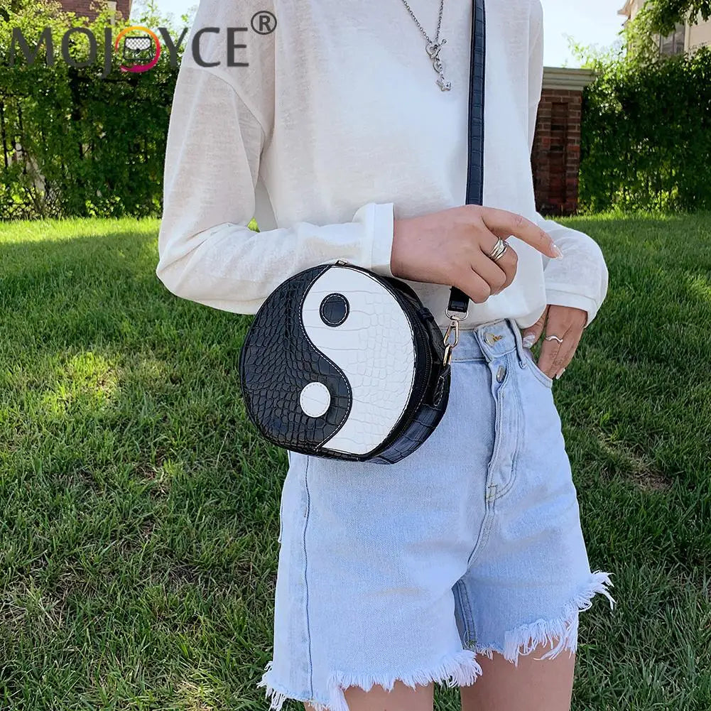Women Tai Chi Messenger Bags Small Shoulder Bags Ladies Crossbody Bags