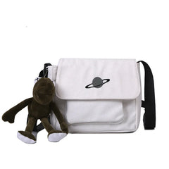 Japanese Style Planet Tooling Art Girl Student Shoulder Bag