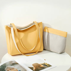 Women Tote Bags Soft Pu Leather Shoulder Bag Large Capacity Shopping