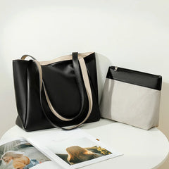 Women Tote Bags Soft Pu Leather Shoulder Bag Large Capacity Shopping