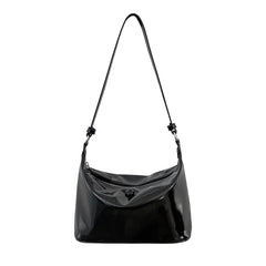 Women Soft PU Leather Shoulder Side Bags Solid Travel Handbags Purses