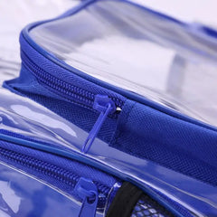 Women Clear PVC Backpack Travel Shoulder Bag School Bookbags