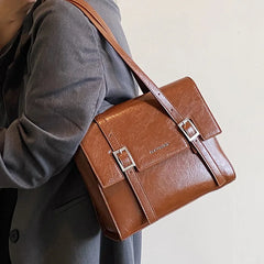Women Travel Small Tote Bags Pu Leather Underarm Shoulder Bag Female Handbag Pur