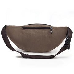 Canvas Waist Bag Chest Pack Hip Hop Bum Pack Phone Pocket Pack