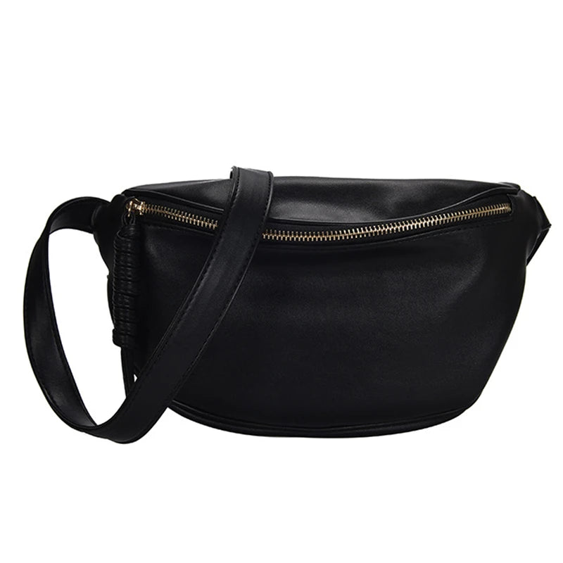 Women Waist Bag Large Capacity Zipper Chest Bags