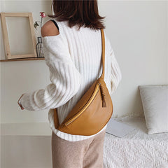 Women Waist Bag Large Capacity Zipper Chest Bags