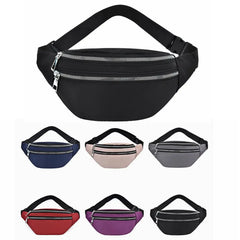 Nylon Waist Bag for Women - Cell Phone Belt Bag Outdoor Pouch