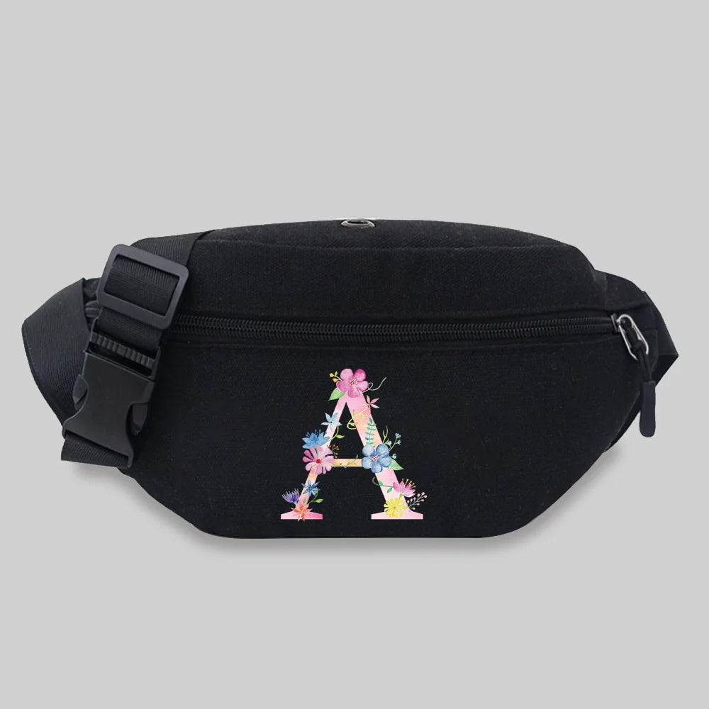 Women Waist Bag Packs Female Phone Purses Ladies Chest Messenger Bags Pink Serie