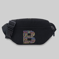 Women Waist Bag Packs Phone Purses Ladies Chest Messenger Bags Text Series