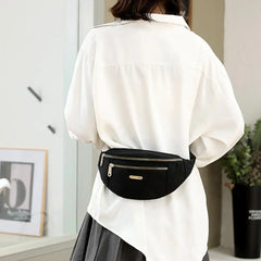 Women Waist Bag Waterproof Shoulder Messenger Bag Sport Casual Ladies