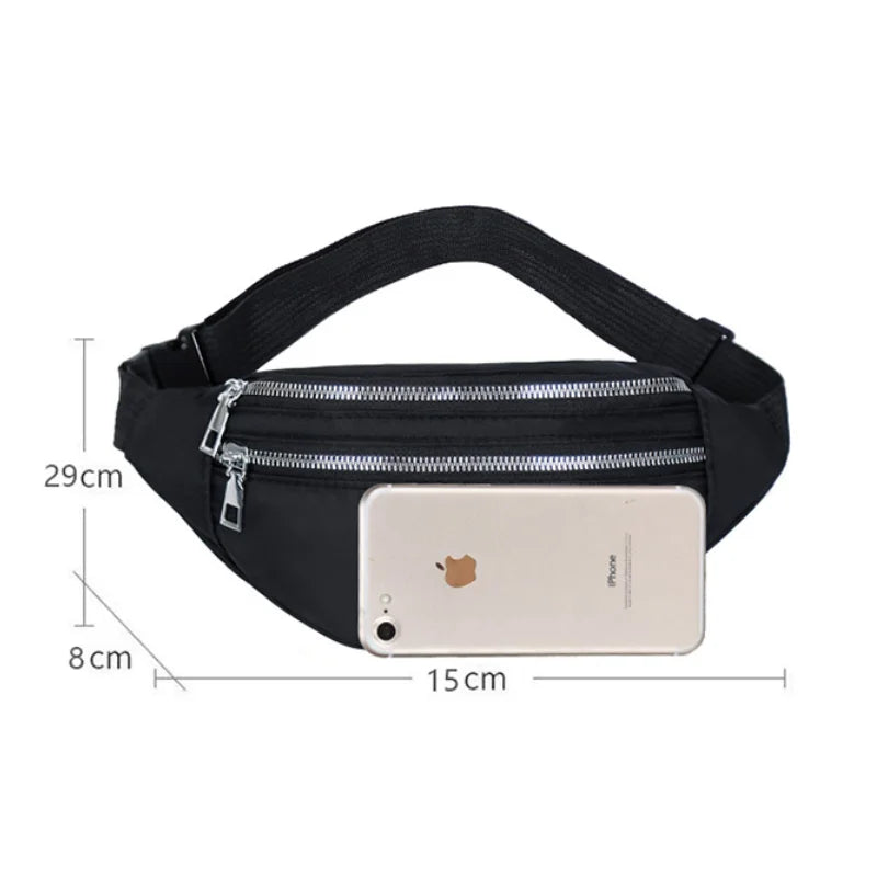 Waterproof Waist Bag High Capacity Bum Bag Travel Sports Crossbody Chest Bags