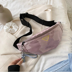 Women Waist Pack PVC Clear Jelly Chest Bag Waterproof Fanny Pack