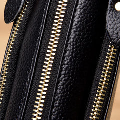 Women Wallets Clutch Bag Leather Small Bags Multi-card Position Compact Diagonal