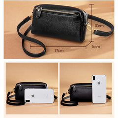 Women Wallets Clutch Bag Leather Small Bags Multi-card Position Compact Diagonal