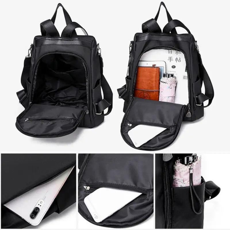 Women Waterproof Oxford Cloth Casual Travel Backpack