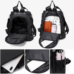 Women Waterproof Oxford Cloth Casual Travel Backpack