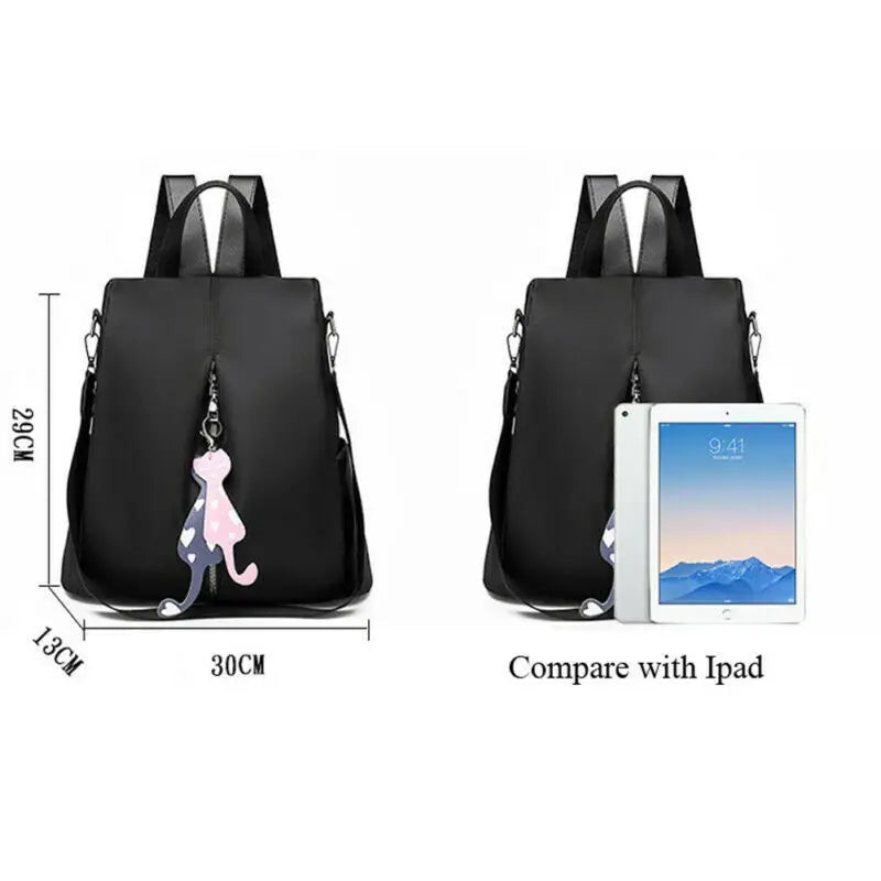 Women Waterproof Oxford Cloth Casual Travel Backpack