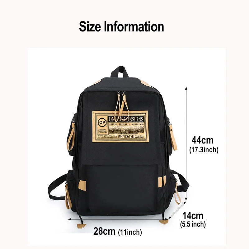 Large Capacity Multi-Pocket Backpack for Couples Traveling