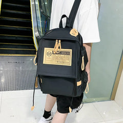 Large Capacity Multi-Pocket Backpack for Couples Traveling