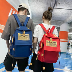 Large Capacity Multi-Pocket Backpack for Couples Traveling