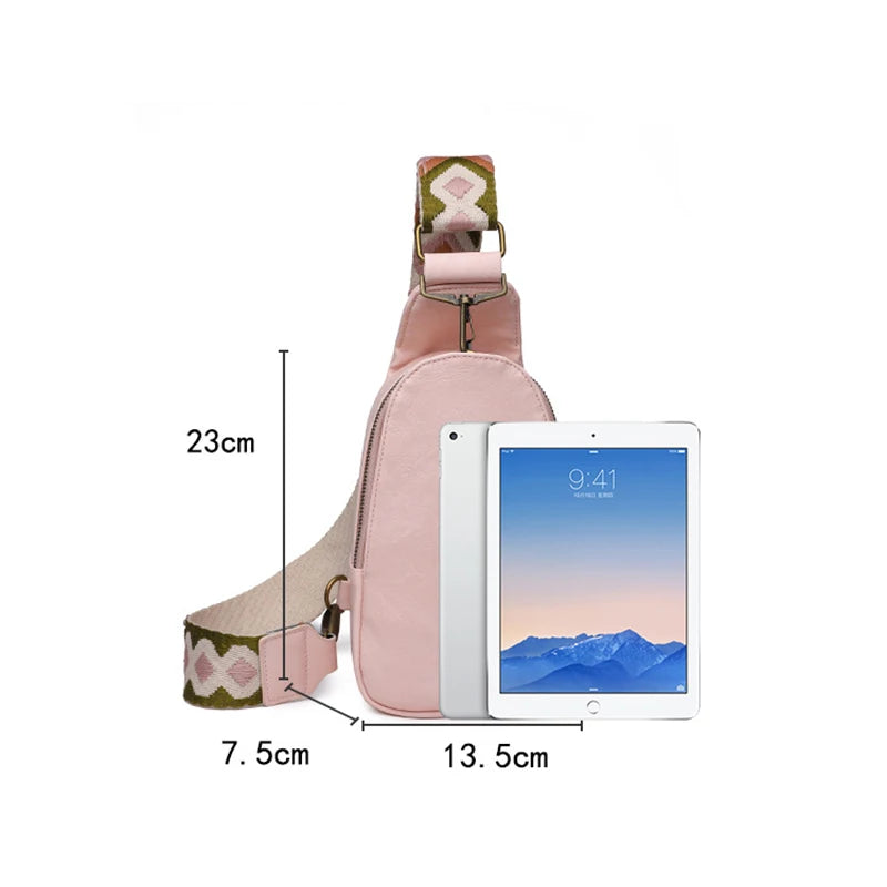 Women Chest Bag Fresh Sweet Shoulder Bag Breast Purse