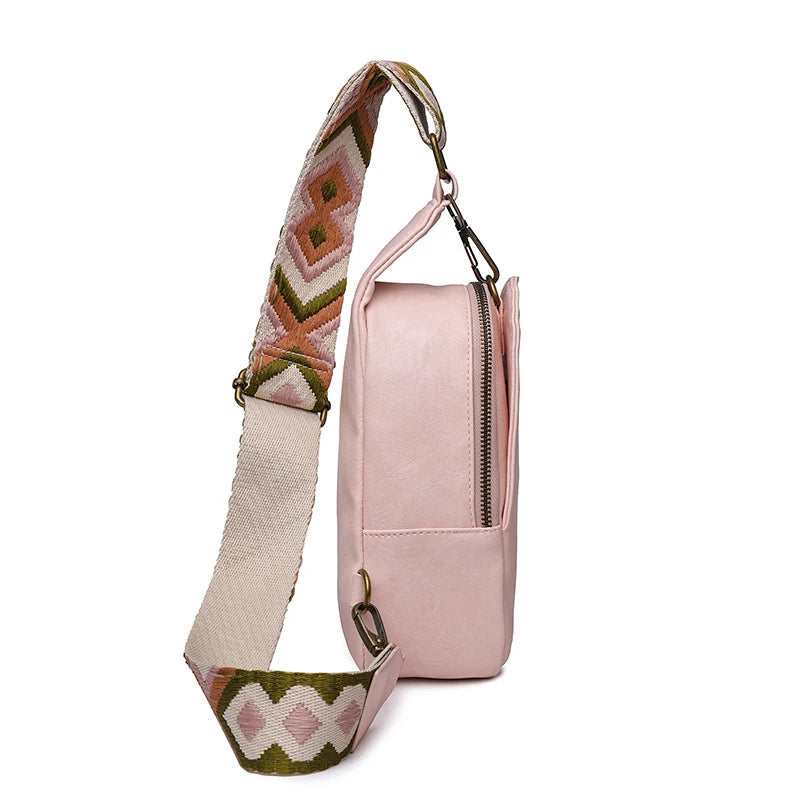 Women Chest Bag Fresh Sweet Shoulder Bag Breast Purse