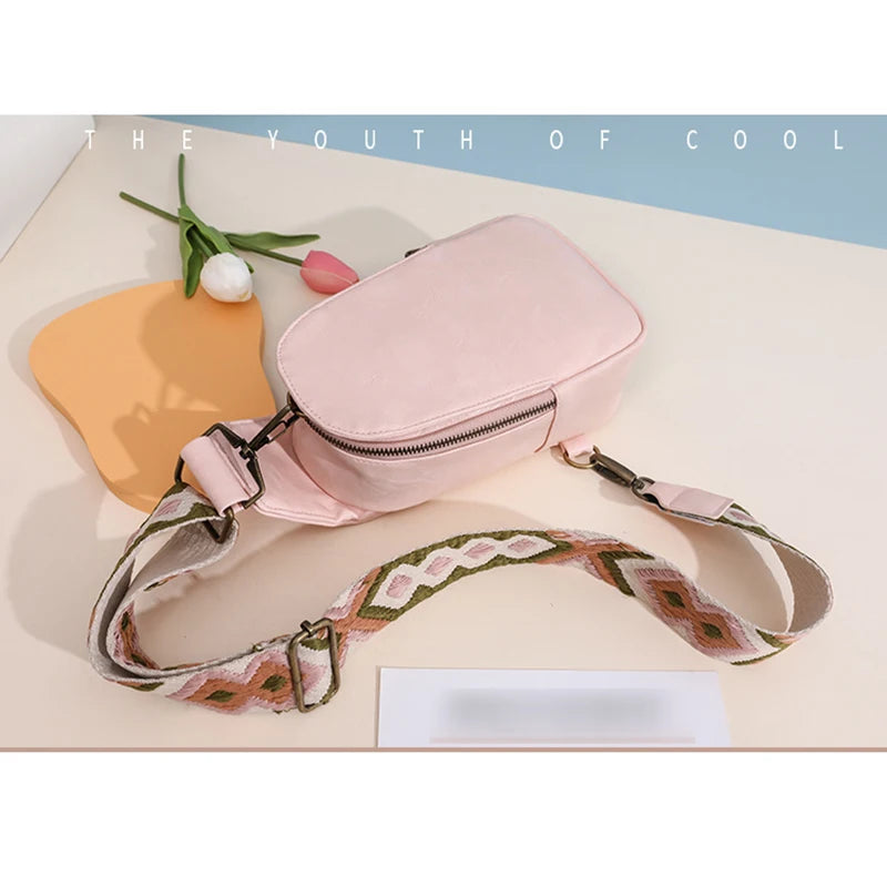 Women Chest Bag Fresh Sweet Shoulder Bag Breast Purse