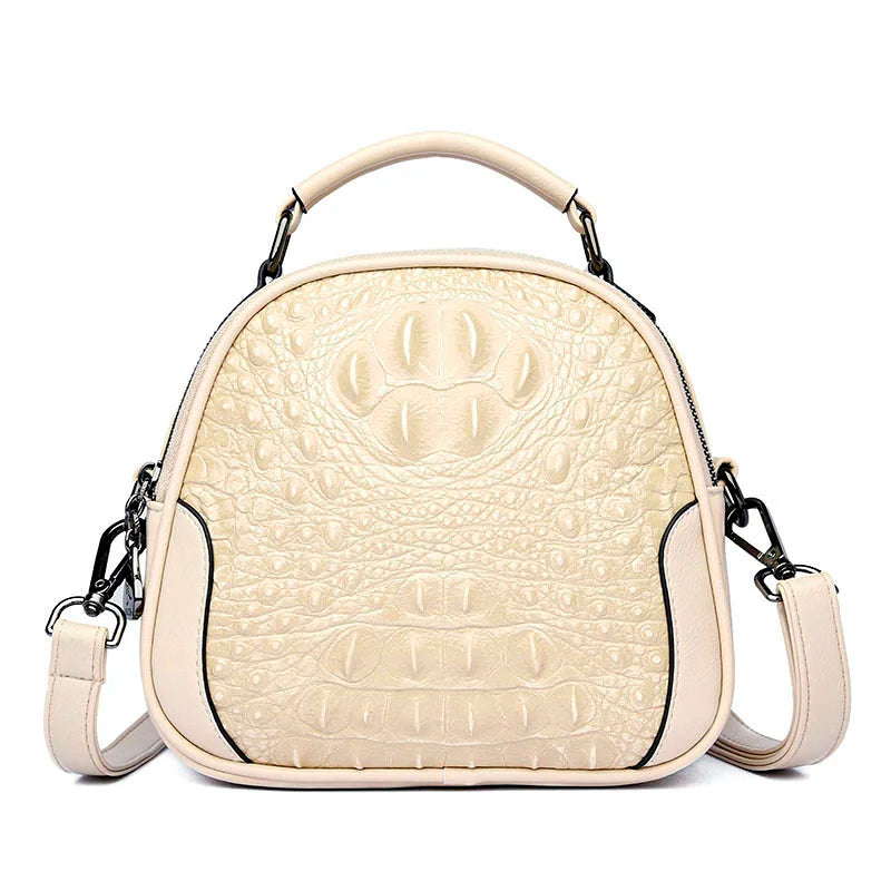 Vintage Small Messenger Bag PU Leather Lady Handbag