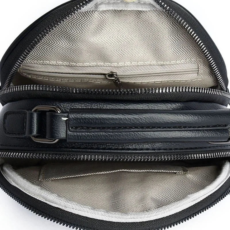 Vintage Small Messenger Bag PU Leather Lady Handbag