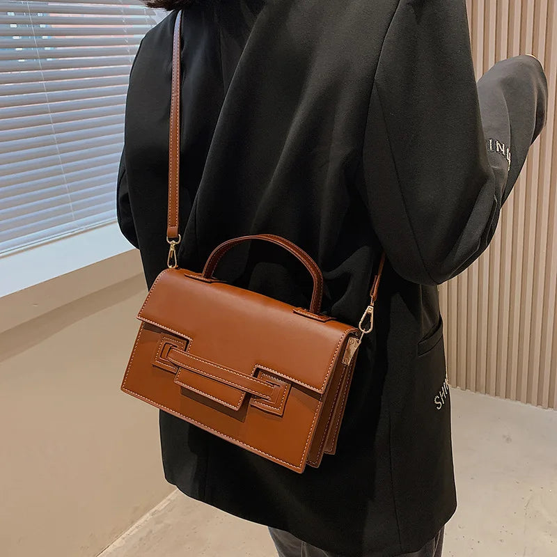 Preppy Small Shoulder Crossbody Bag for Women