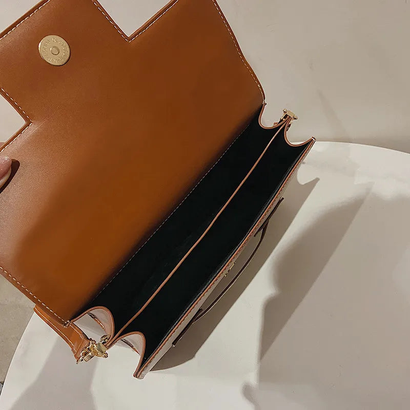 Preppy Small Shoulder Crossbody Bag for Women