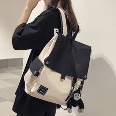 Waterproof Nylon Travel Backpack for Women Men